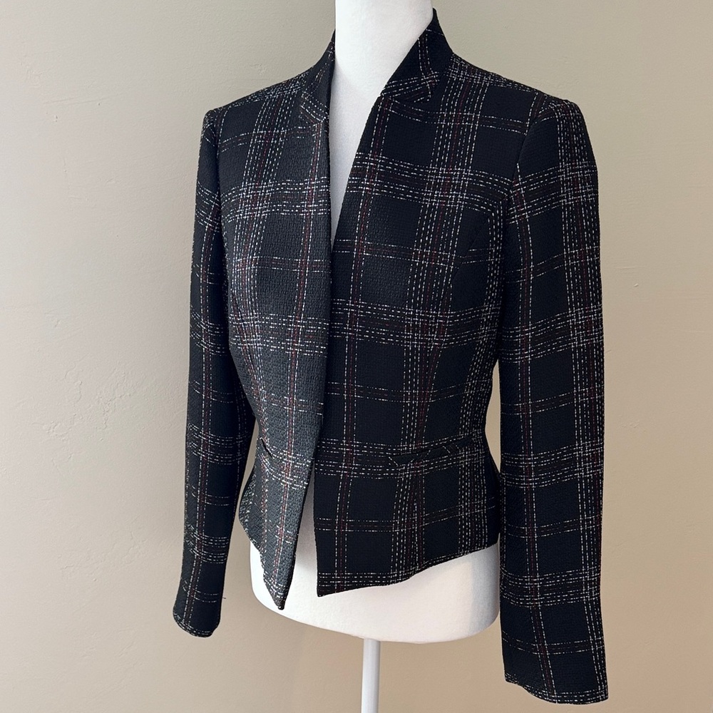 9&Co. Woman's 8 Open Front Suit Jacket Blazer